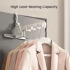Portable Foldable Travel Hanger Folding Clothes Drying Rack Travel Hangers Hanging Rack with 5 Holes for Hotel Camping Travel 1