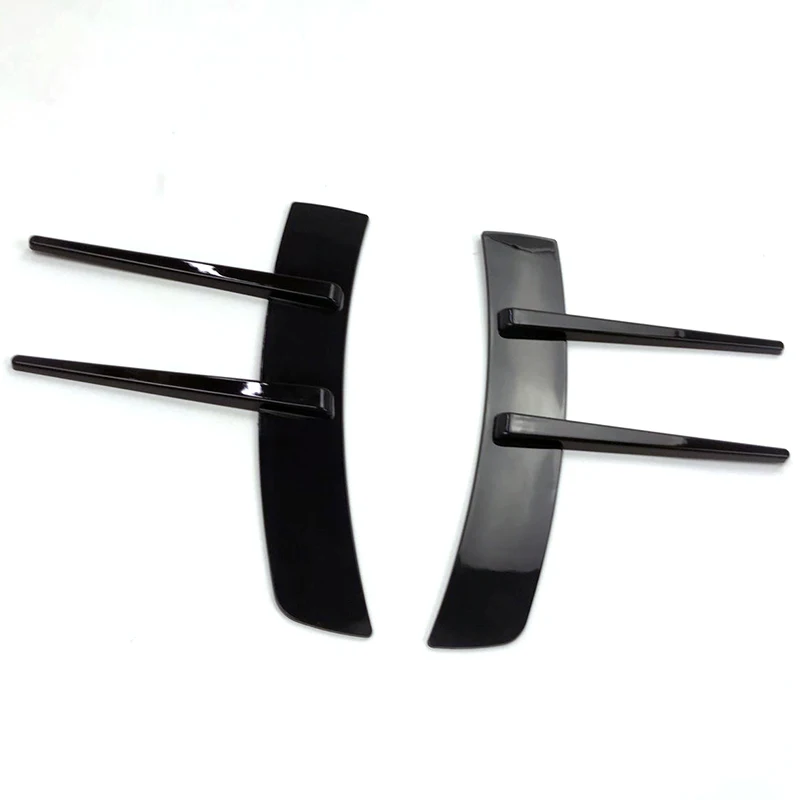 2Pcs Front Bumpers Lip For Benz A-Class A180 A200 A220 Air Vent Trim Spoiler Canards Splitter Car Styling Accessory car bumper spoiler bumper lip bumper lip decoration front bumper decoration front bumper cover