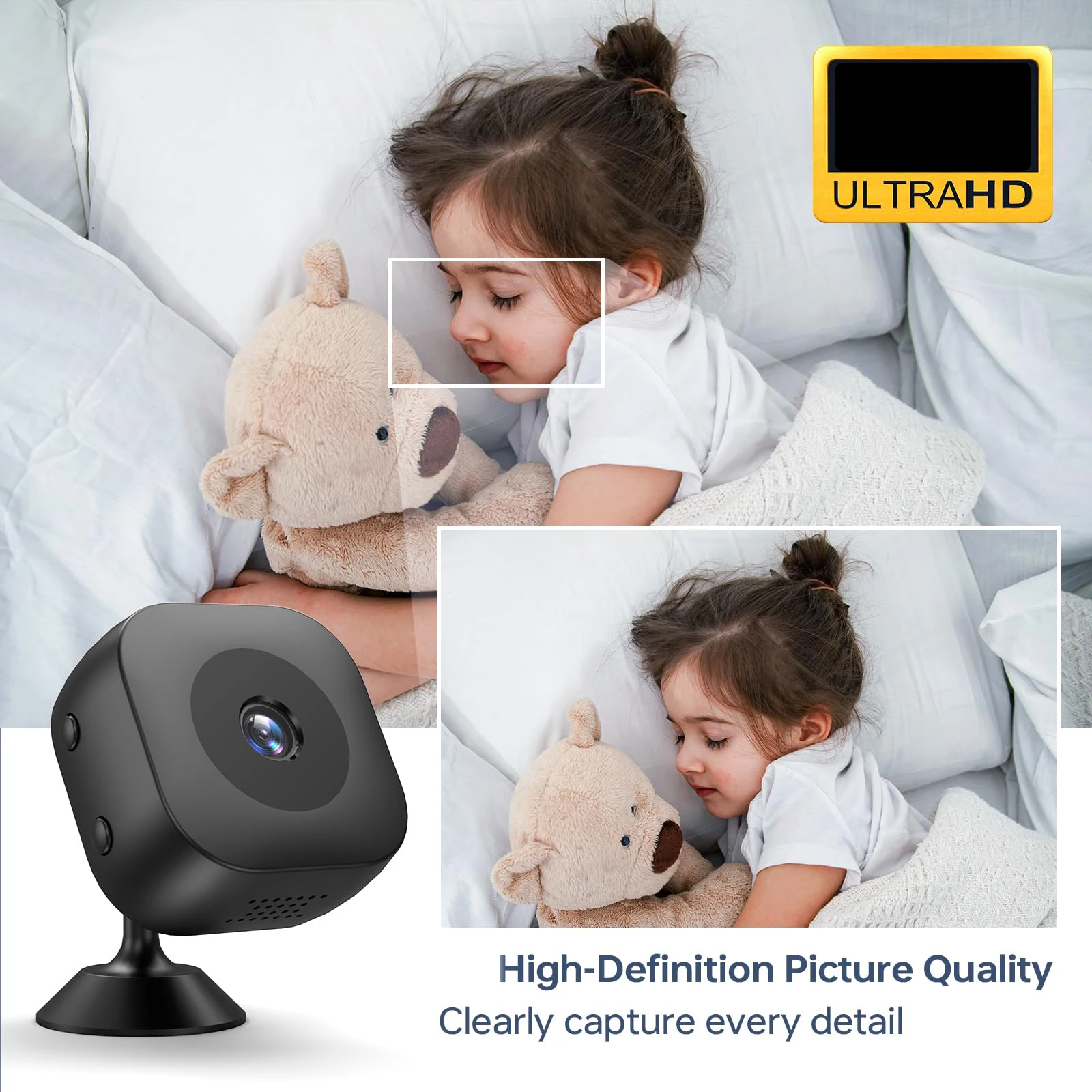 Mini WiFi Camera HD 1080P Smart Home Security IP Cam Night Vision Motion Detection Magnetic Remote Monitor Wireless Camcorder - 3