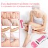 LULAA Roll on Wax Kit for Hair Removal Soft Portable Single Depilatory Roll on Wax Warmer Wax Roller Kit for Women Men Waxing 6