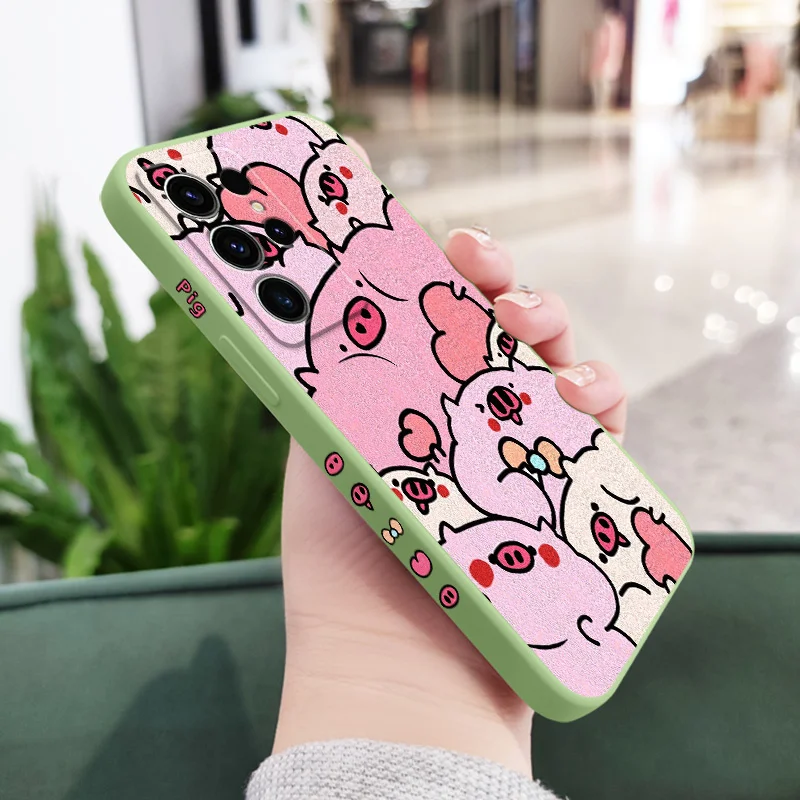 Adorable Love Pig Phone Case - Cute Design Protective Cover