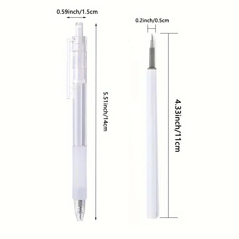 Utility Knife Press Pen Utility Knife Set Sticker Scrapbook Cutting Tools School DIY Art Supplies Compact and Practical Cutting Knife 5PCS