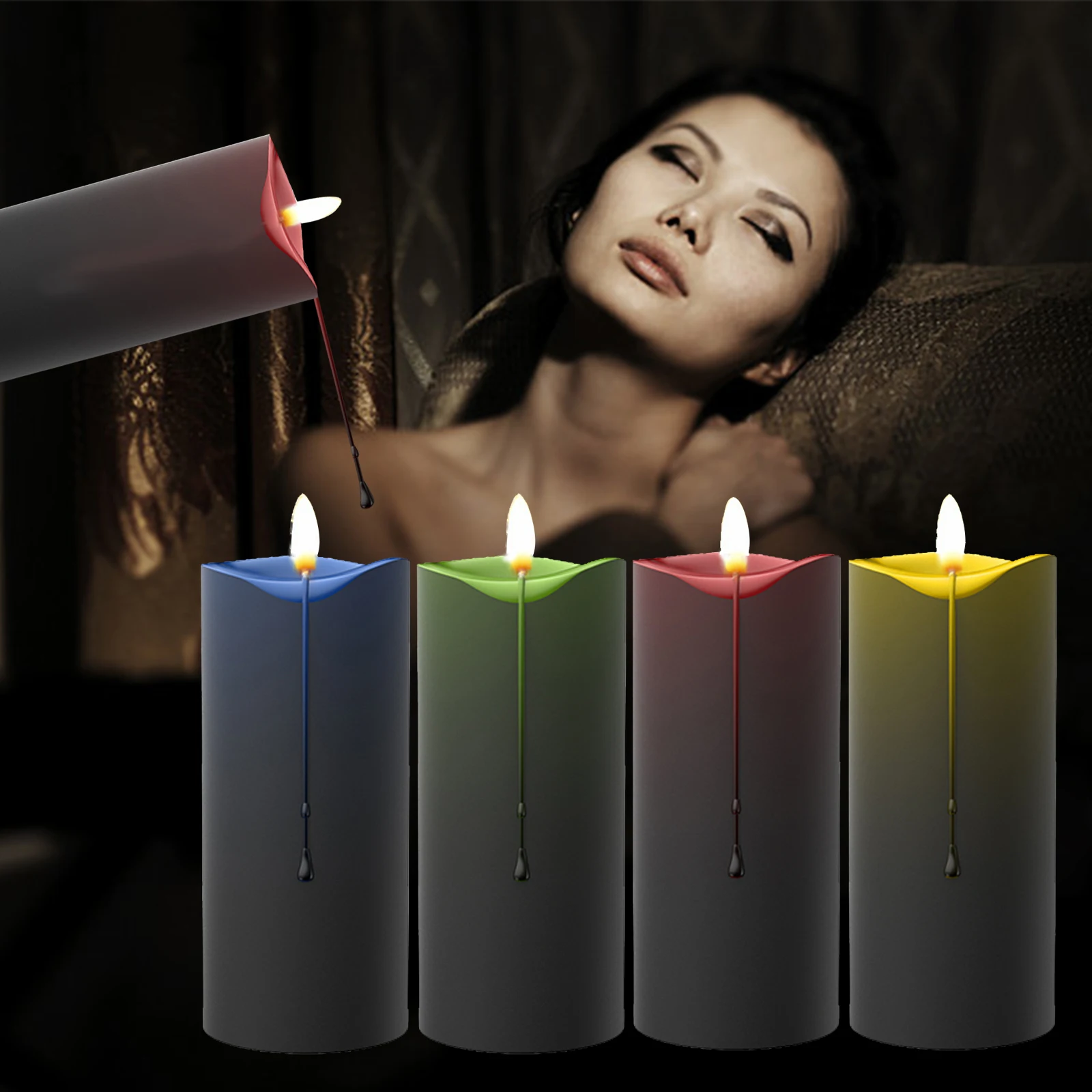 Tanie Niskotemperaturowe świece sadomasochizm akcesoria Bondage seks erotyczny zabawki niska ciepła kapanie świeca