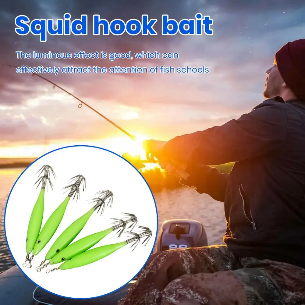 

Fishing Lures 5pcs Compact Size Shrimp Baits with Sharp Hooks Portable Fishing Lures for Artificial Bait Hard Baits for Anglers