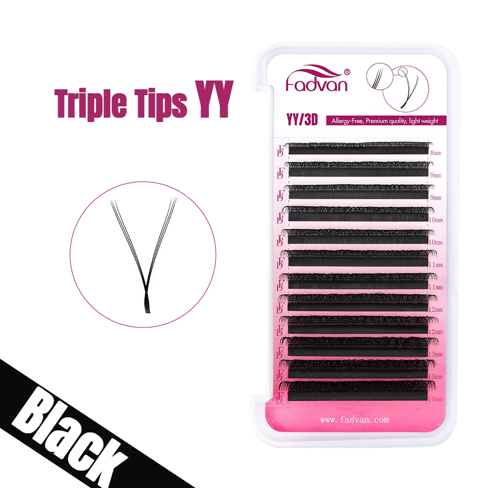 Enhanced Faux Mink Premade Volume Fan Eyelash Extensions - Natural Soft 8-15mm