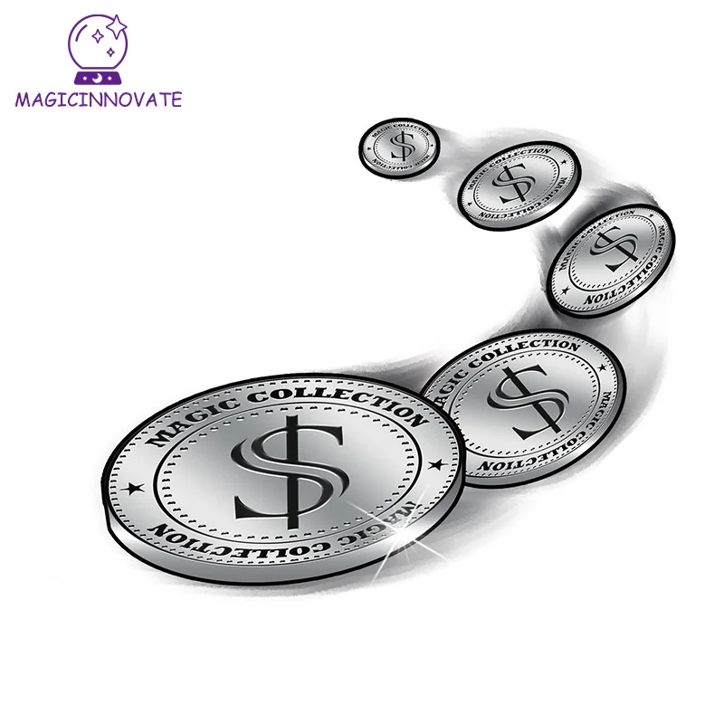 

Simple Packaging Bsci Audit Company Kid Special Gift Professional Vanishing Magic Coin Trick Coin Magic Stage Props