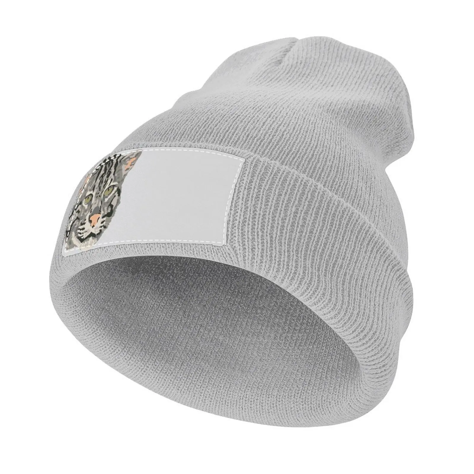 

Fishing Cat Face Knitted Cap Beach Trucker Hats Luxury Man Hat Women's Hats For The Sun Men's