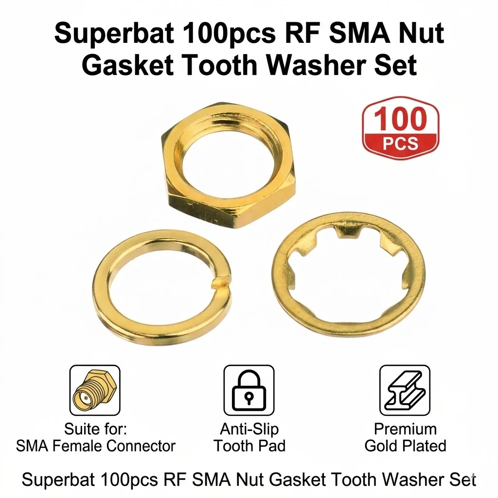 Gold Plated SMA Female Connector Accessories