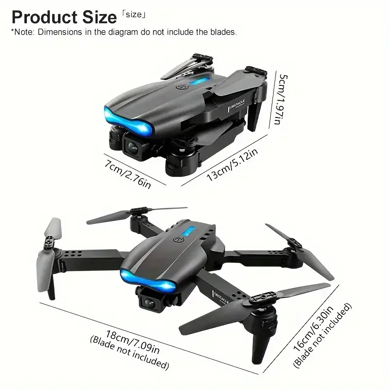 E99Pro RC Drone with 4K HD Camera