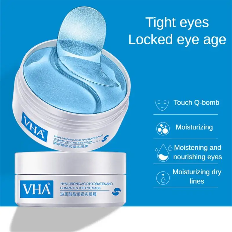 60Pc Hyaluronic Acid Eye Patches Collagen Crystal Eye Mask Deep Moisturizing Anti Wrinkle Eye Care Beauty Mask Skin Care Product