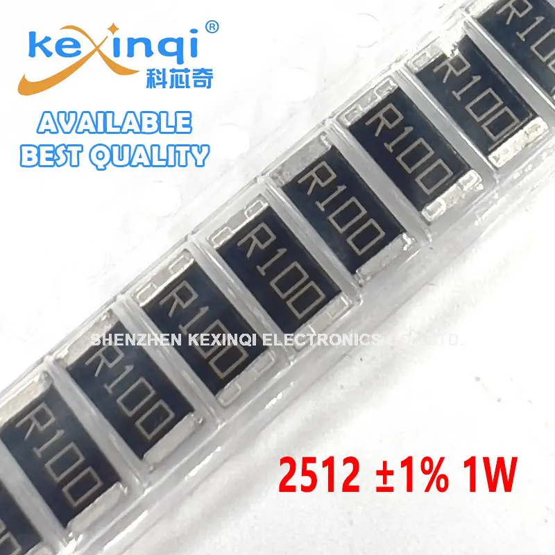 

50Pcs 2512 SMD Resistor 1W 1% 0.1R 0.1 Ohm R100 R010 R020 R050 R100 R200 R220 R330 R470 R500 1R00 Resistors