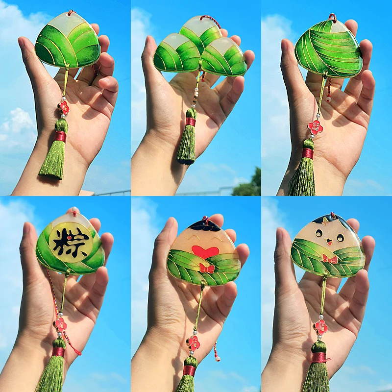 칠보 선조 에나멜 페인팅 DIY 수제 재료 패키지, 무형 문화 유산을 만들기 위한 책갈피 펜던트 선물
