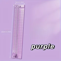A3 Bidirectional Paper Cutter for School, Home, and Office Use (Purple)
