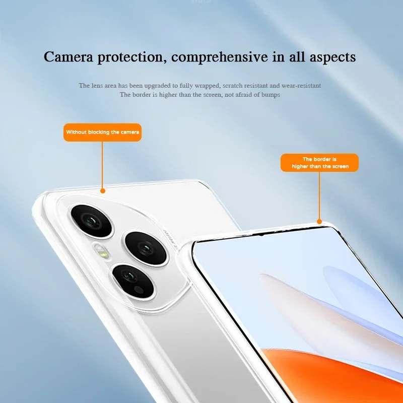 Ultra Thin Transparent Soft TPU Shockproof Mobile Case