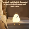Kawai Pear Night Light With Legs Touch Sensor Portable Led Silicone Lamp Nursery Decor For Toddler Baby Christmas New Year Gift 5