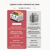 TO-40S 220V Toaster Home Fully Automatic Toaster Toast Grilled Sandwich Multifunctional Stainless Steel 4 Pieces 6