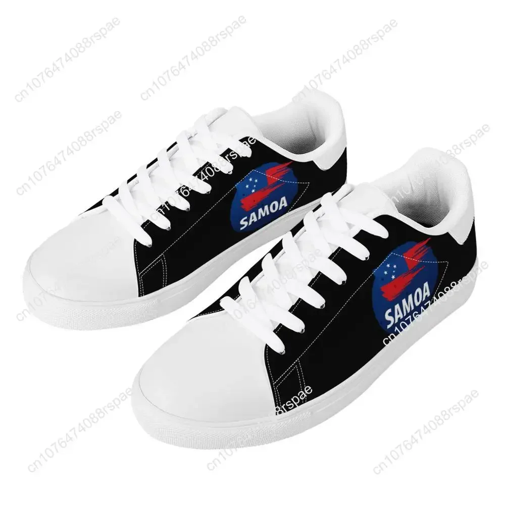 Fashion Black Samoan Flat Sneaker America Polynesian Samoa Tribal Custom Man Lightweight Walking Sport Shoes Women Running Shoes