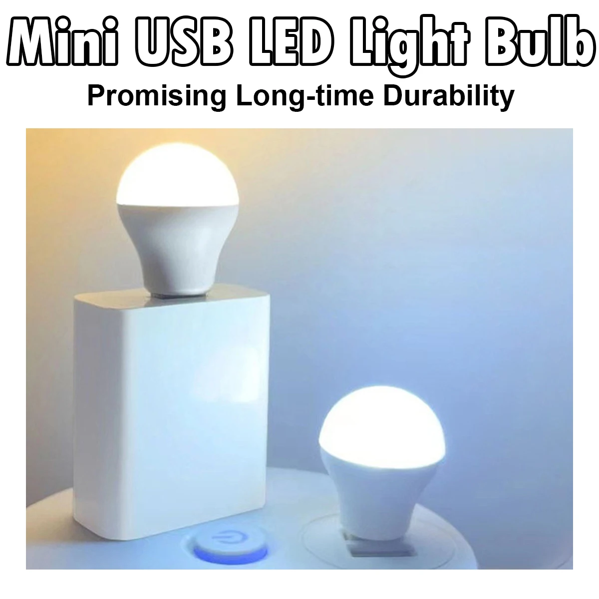Mini USB Night Light Book Night Light Reading Cool White LED Lights Portable Home USB Eye Protection Computer Powered Desk Lamp