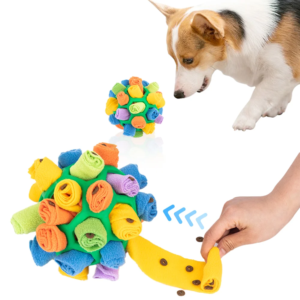 Interactive Dog Puzzle Toys Dog Sniffing Ball Slow Feeder Training  Educational Toy Encourage Natural Foraging Portable Dog Toys - AliExpress