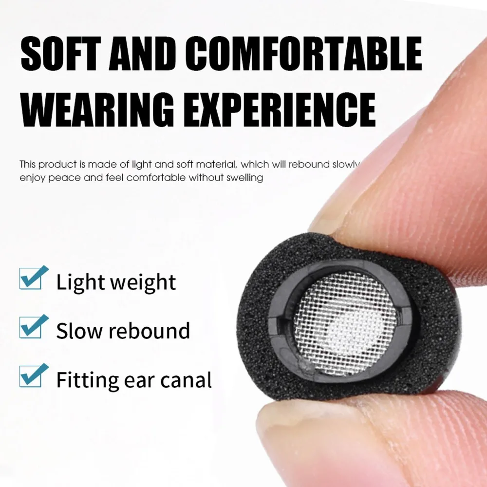 Premium Memory Foam Ear Tips for Noise Cancelling Earbuds - Multi-Pack