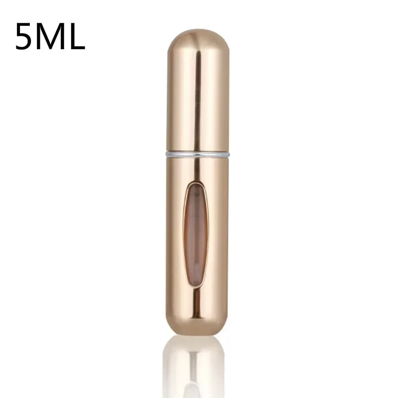 Compact Refillable Travel Perfume Atomizer - Portable 8ml/5ml Spray Bottle