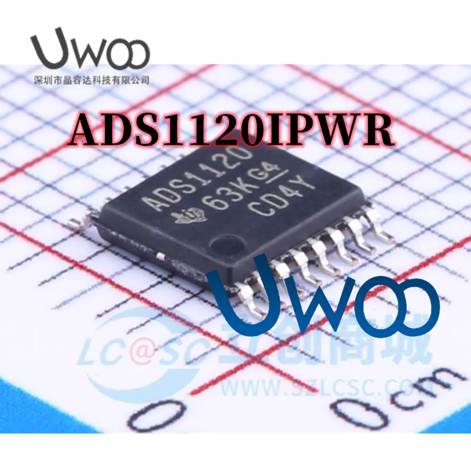 

10 шт. ~ 50 шт./партия ADS1120IPWR ADS1120IPW ADS1120 TSSOP16 новый оригинальный запас