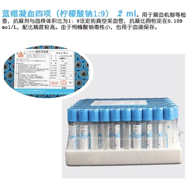 100 Tubi Sterili Con Citrato Di Sodio Per Prelievi - Anticoagulante PRP E Vacuum - Foto 5