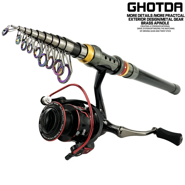 Fishing Rod Spinning Graphite  Sea Fishing Spinning Rod Set