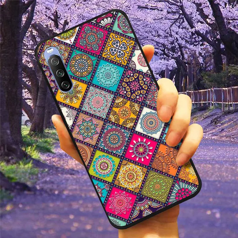3D Flower Relief Soft Silicone Emboss Phone Case Cover