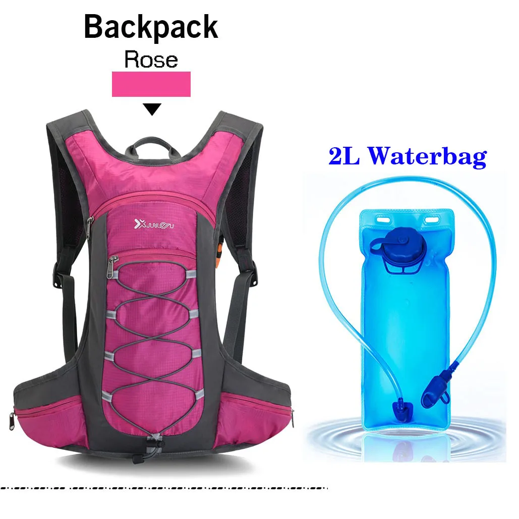 New Style Cycling Shoulders Bag Waterbag Set Travel Sports Water Bladder backpack 2L Inner Hydration Rucksack Water Bag Knapsack 2
