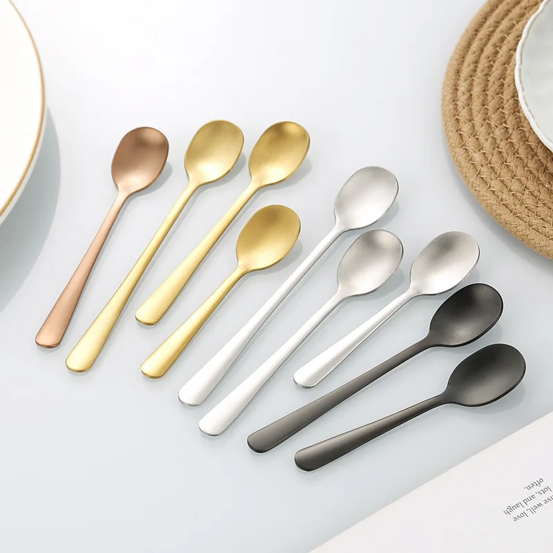 Stainless Steel Spoon Stainless Steel Spoon Set 4PCS 304 Stainless Steel Seasoning Coffee Salt Spoon