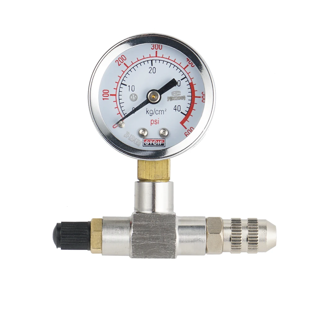350 600PSI Suspension Shock Nitrogen Needle Fill Tool Gauge ATV UTV For Yamaha Raptor700 YZX Polaris RZR Arctic Cat Snowmobile