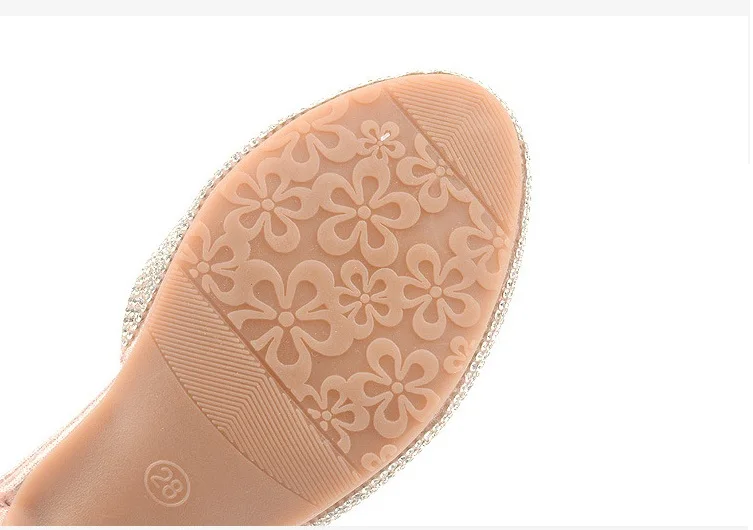 Princess Kids Leather Shoes for Girls dress shoe Glitter Children High Heel Girls Shoes Butterfly Knot gold Pink Silver leather shoes,girls shoes,girls high heel shoes