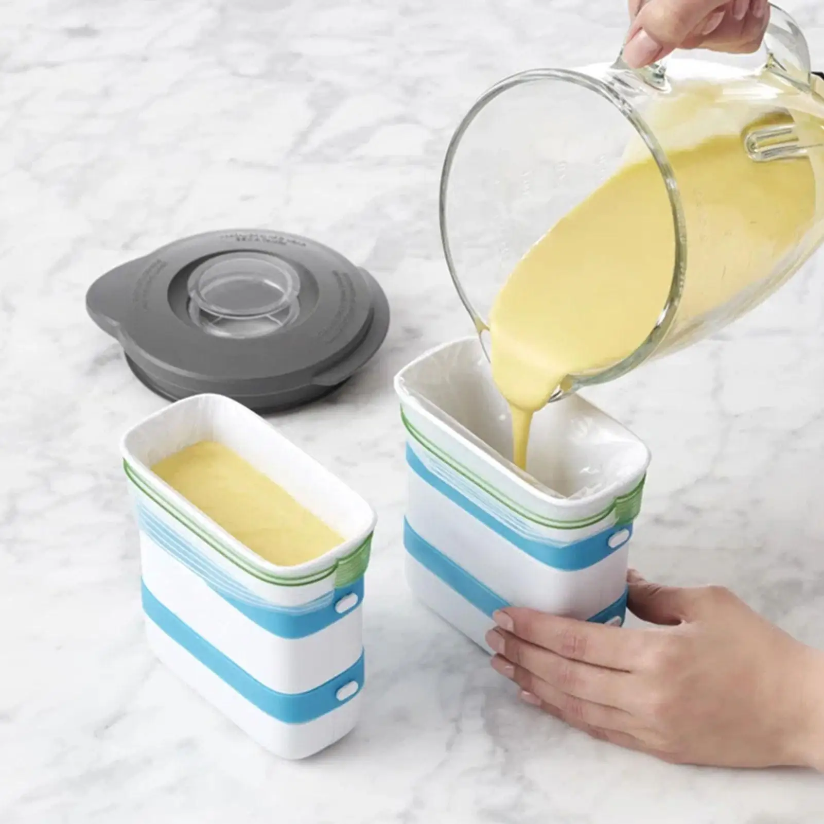 1PC Food Safety Anti-pollution Container Kitchen Block Making Machine Health Portable Seal Household Freezing Durable Convenient