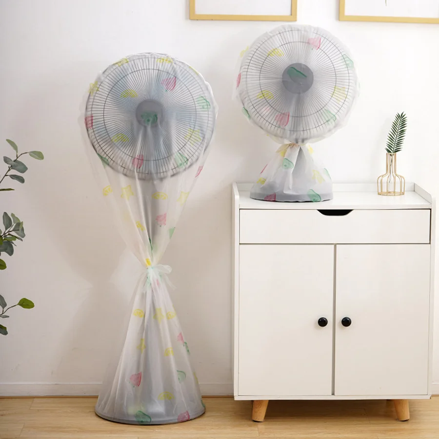 Colorful Waterproof Fan Dust Cover for Home Storage Bag Home Stand Fan Protective Cover Case Safety 2 Size fan cover
