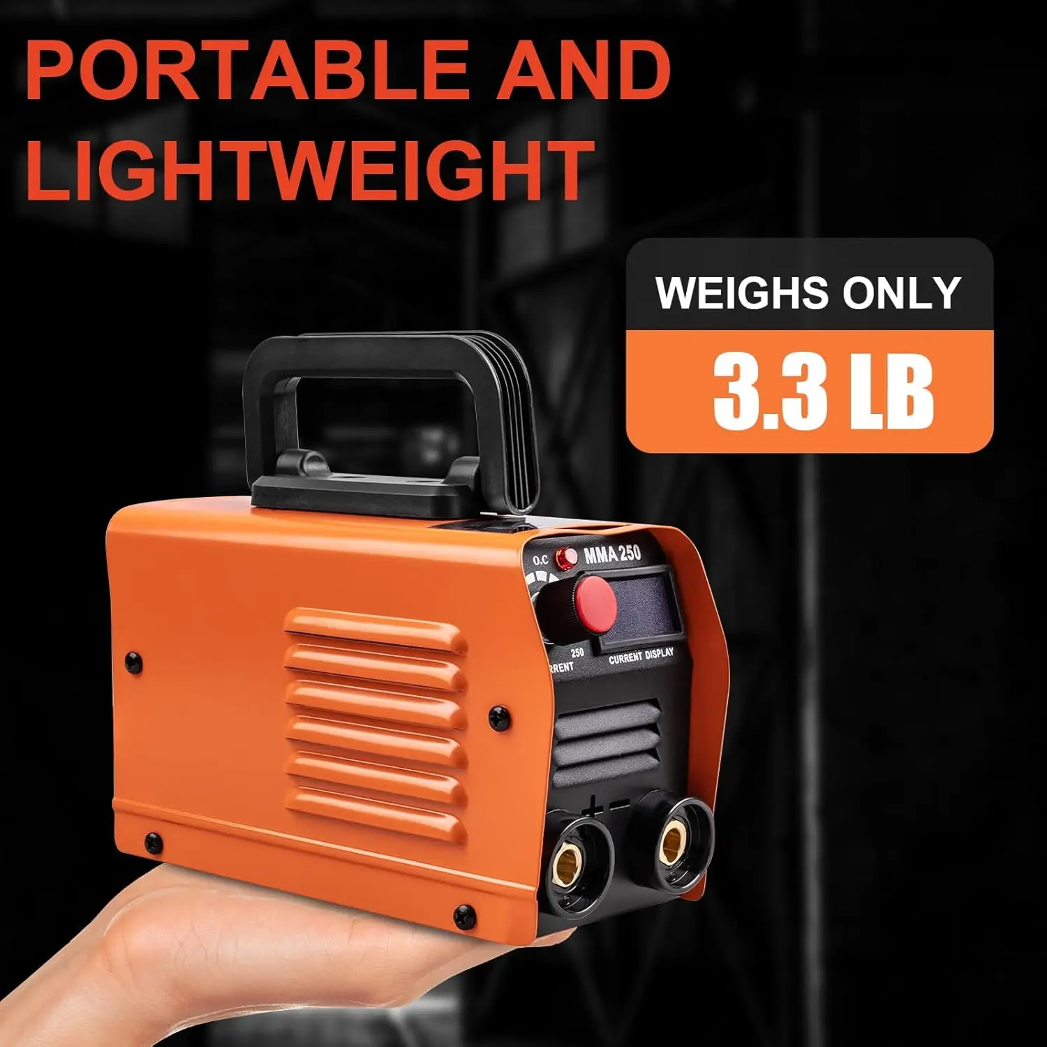 Mini Welding Machine, Upgraded Welder Machine 110V, Portable Stick Welder MMA-250A, IGBT Inverter Welder with Hot Start