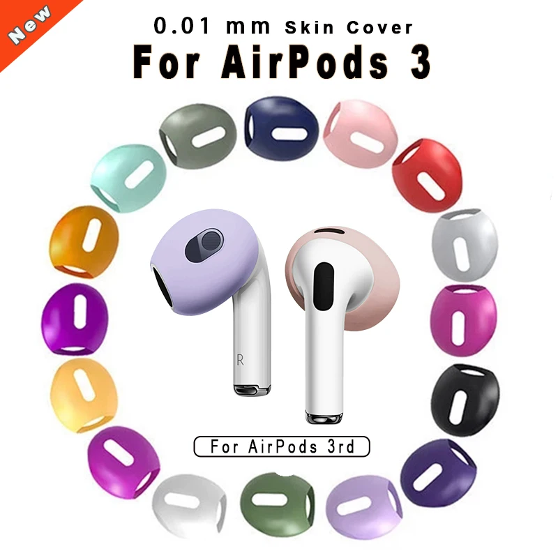 2021 For Airpods 3 Silicone Skin Cover EarTips Earpads Apple AirPods 3rd Generation Ear Tips Buds Earphone Accessories Case |