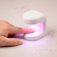 New Style Professional Flash Cure 9W Power Light Weight Rechargeable Fast Drying Mini UV LED Lamp with Touch Sensor Button 1