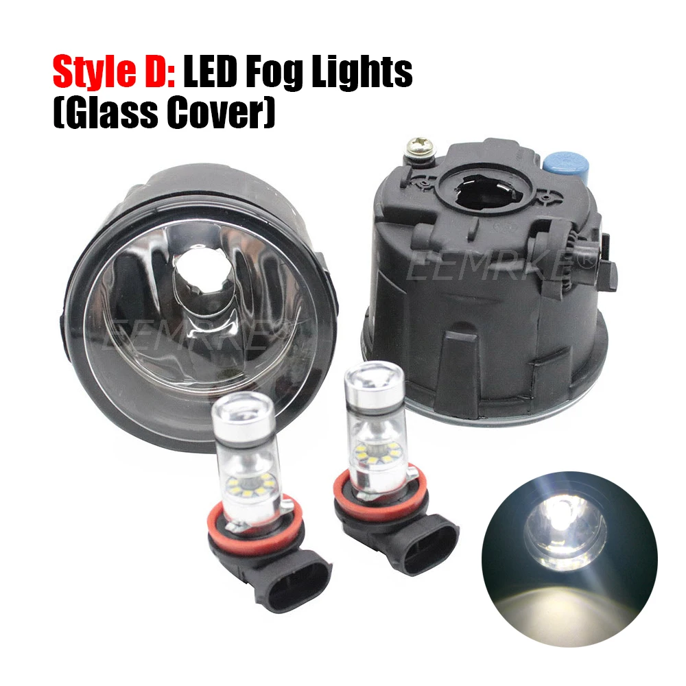 LED Fog Lights Assembly for Nissan Elgrand E52 2010 2011 2012 2013 2014 Halogen PTF DRL Headlamp Daytime Running Light Accessory detail image 14