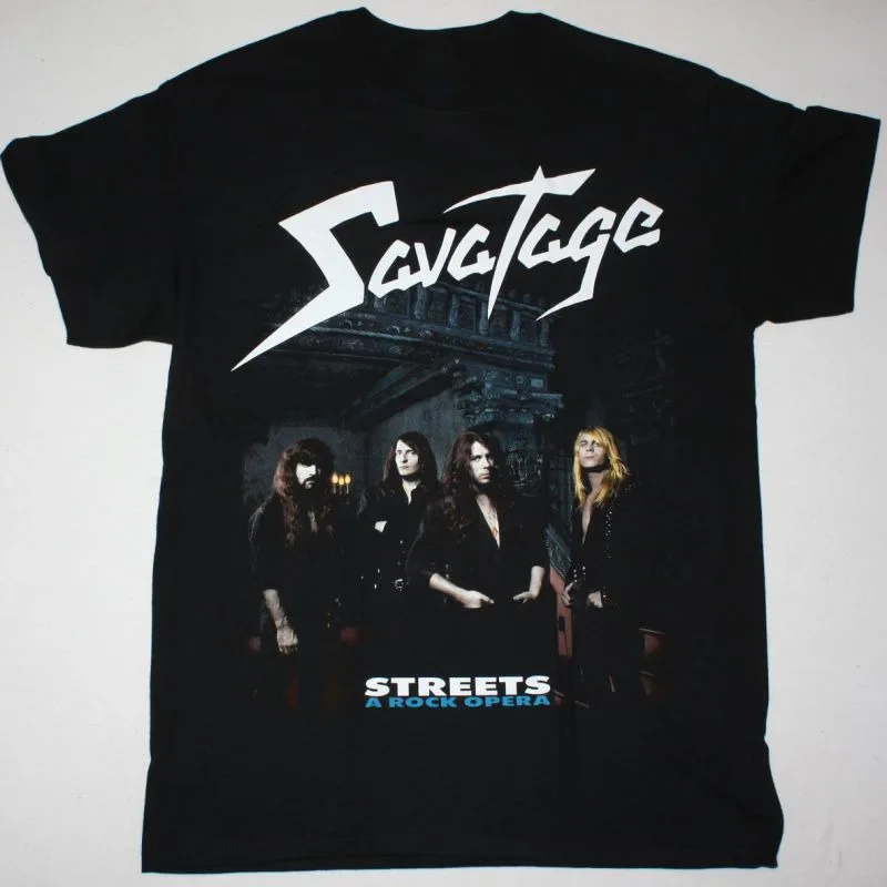 

Rare SAVATAGE STREETS A ROCK OPERA T Shirt Black S to 5XL Gift For Fans K2601