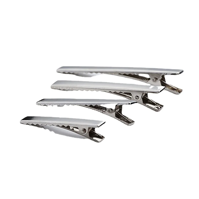 Metal crocodile clips cable lead testing metal alligator clips clamps hair hairpins 35mm-75mm 50pcs/lot