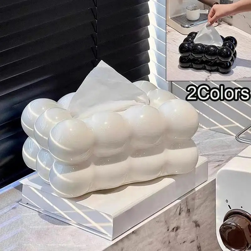 Tissue Box Creative Tissue Box Paper Case Organizer Holder Tissue Box Desktop Decoration for Home Napkin Holder And Office 3