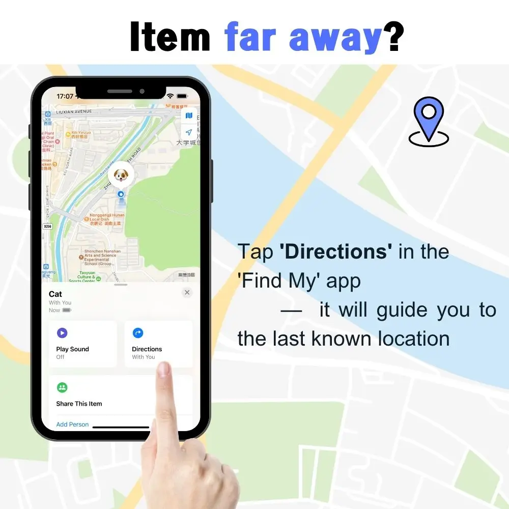 GPS Locator Key Finder Anti-lost Tracker for Cat Dog Kids Luggage anti lost tracker gps locator key finder anti lose tracker item locator key chain locator anti lost locator