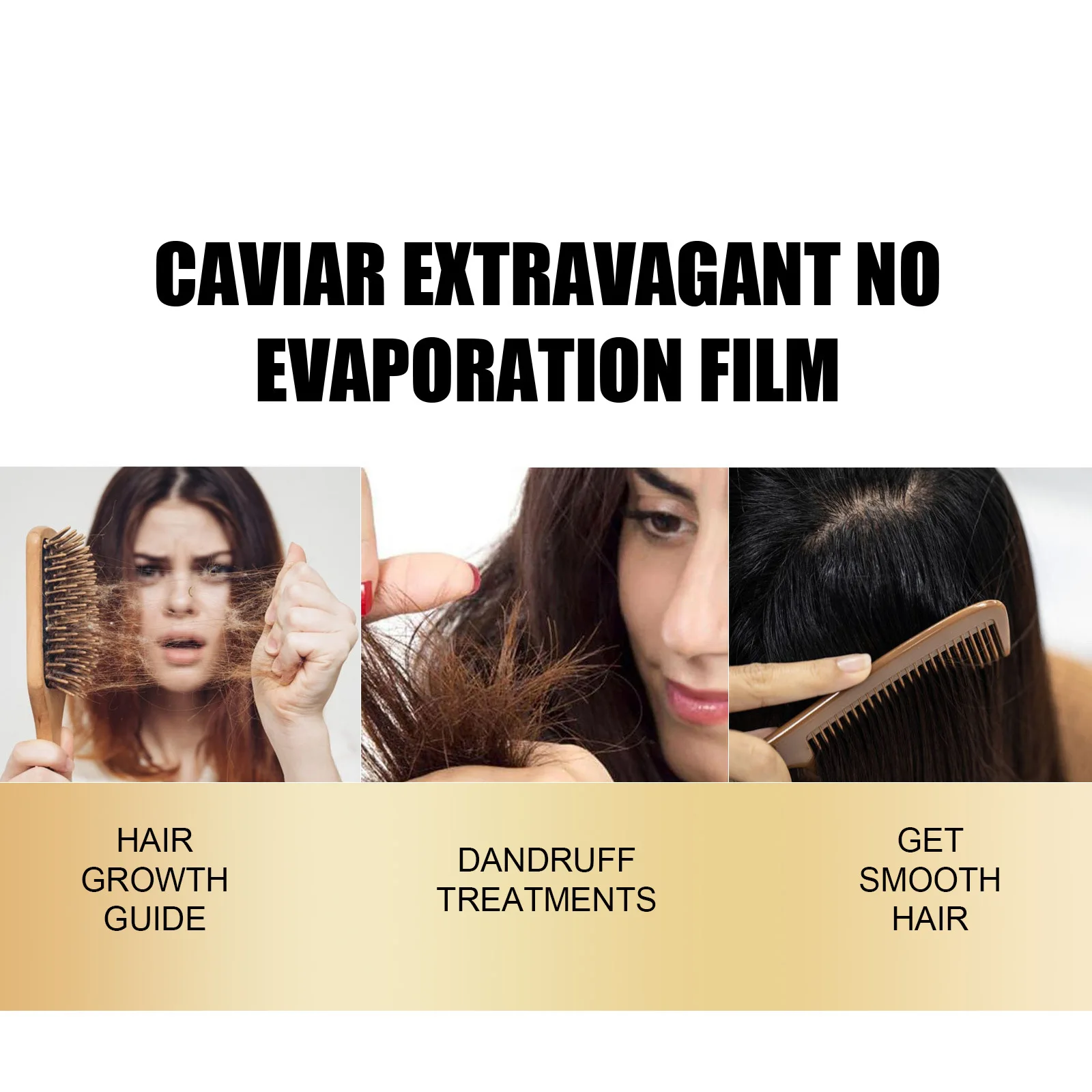 Description Picture 5 of itemVitalizing Nutrition Hair Mask Caviar Keratin Straightening Treatment Cream Repair Frizzy Damage Hair Moisturizing Conditioners