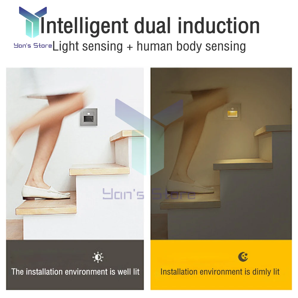 Motion Activated Bed Light Motion Sensor Night Light Bedside Lamp Illumination with Automatic Shut Off