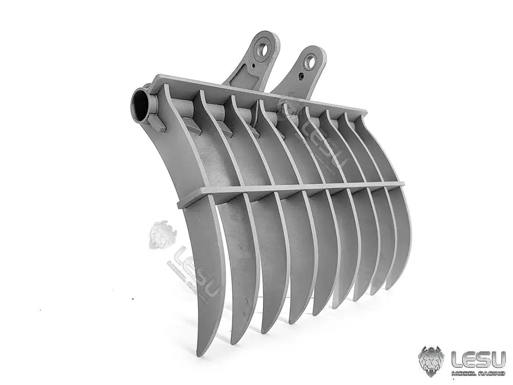 Baggerlöffelrechen im Maßstab 1:14, LESU Modell ET35, modifizierter, schnell abnehmbarer DIY-Upgrade-Bausatz aus Metall für Bagger, Autozubehör – Detail 3