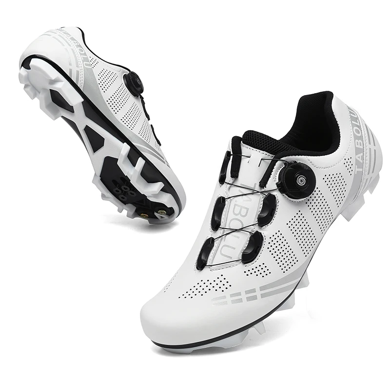 Cycling MTB Shoes Men Sports Self-locking Cleats Road Bike Shoes Racing Flat Speed Sneaker Women Mountain Spd Bicycle Footwear