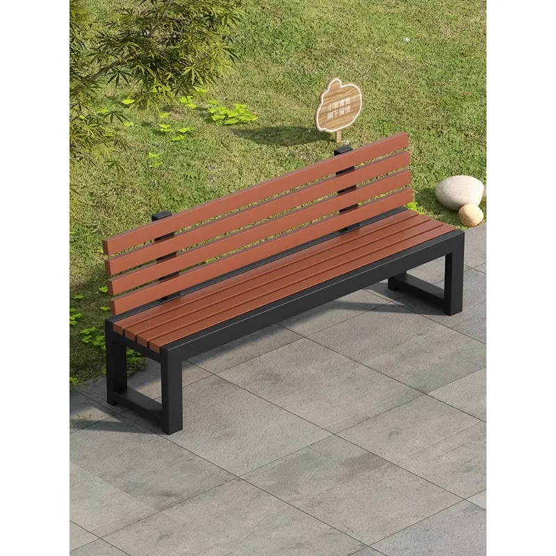 

Park chairs, outdoor benches, anti-corrosion wooden stools, courtyard outdoor bathrooms, rest areas, backrests, leisure benches