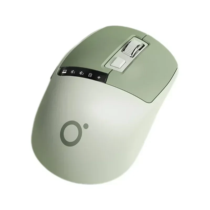 EWEADN Q2 2.4G Wireless Bluetooth Dual-mode Mouse 1600PDI Rechargeable Silent Mouse With Display For Laptop Office Home
