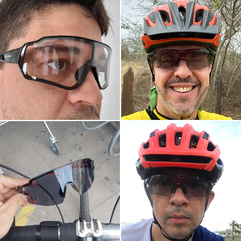 ROCKBROS fotochromatické cyklistika brýle jízdní kolo brýle slunce ochrana sportovní bicykl brýle proti slunci MTB trasa cyklistika brýle ochranné brýle